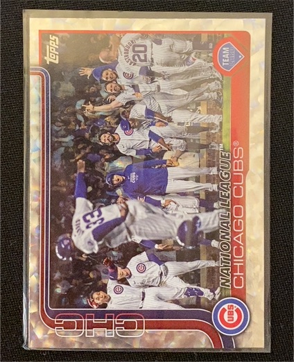 2025 Topps Series 1 #60 Chicago Cubs Team Card — front