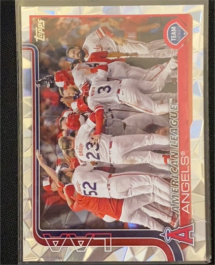 2025 Topps Series 1 #85 Los Angeles Angels Team Card — front