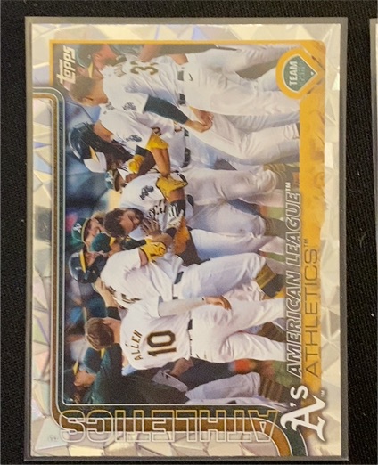 2025 Topps Series 2 #594 Oakland Athletics Team Card — front