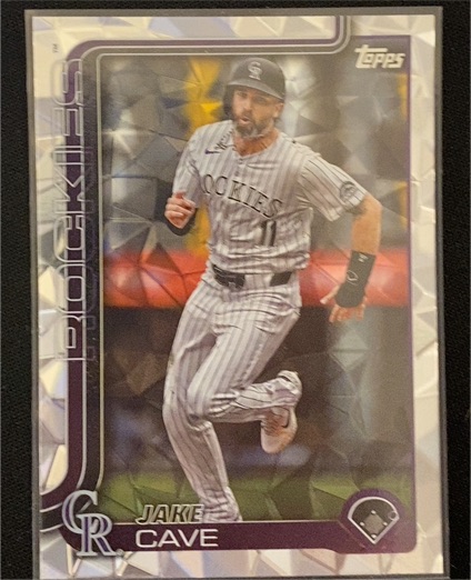 2025 Topps Series 1 #256 Jake Cave — front