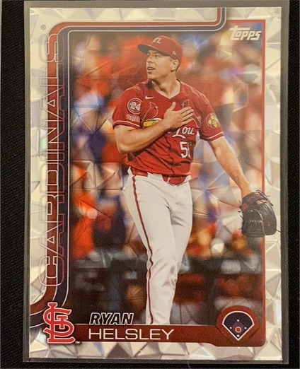 2025 Topps Series 1 #241 Ryan Helsley Diamante Foil — front