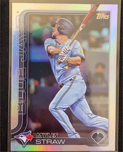 2025 Topps Update Series #US340 Myles Straw — front