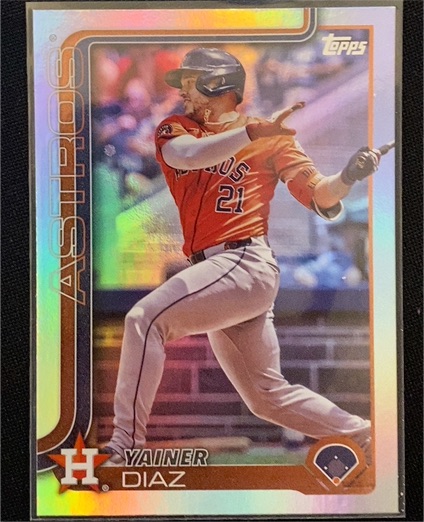 2025 Topps Series 1 #299 Yainer Diaz — front
