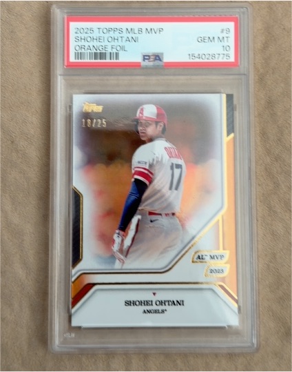 2025 Topps MLB MVP #9 Shohei Ohtani — front