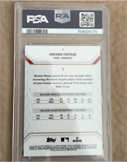 2023 Topps #9 Shohei Ohtani — front