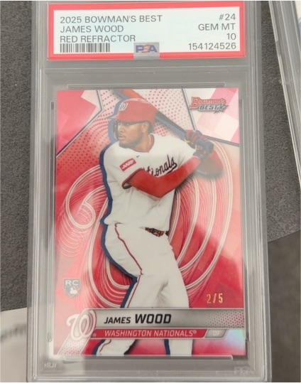 2025 Bowman's Best #24 James Wood — front