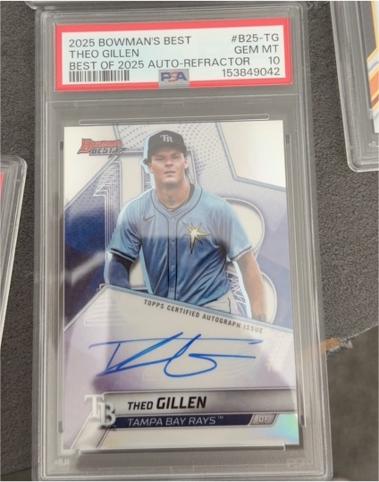 2025 Bowman's Best #B25-TG Theo Gillen — front