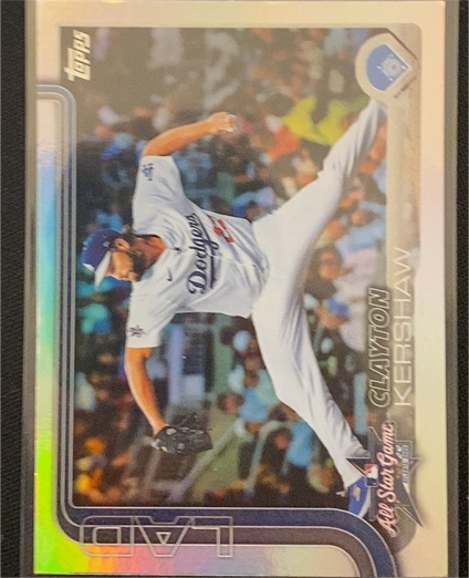 2025 Topps Update #ASG-50 Clayton Kershaw — front