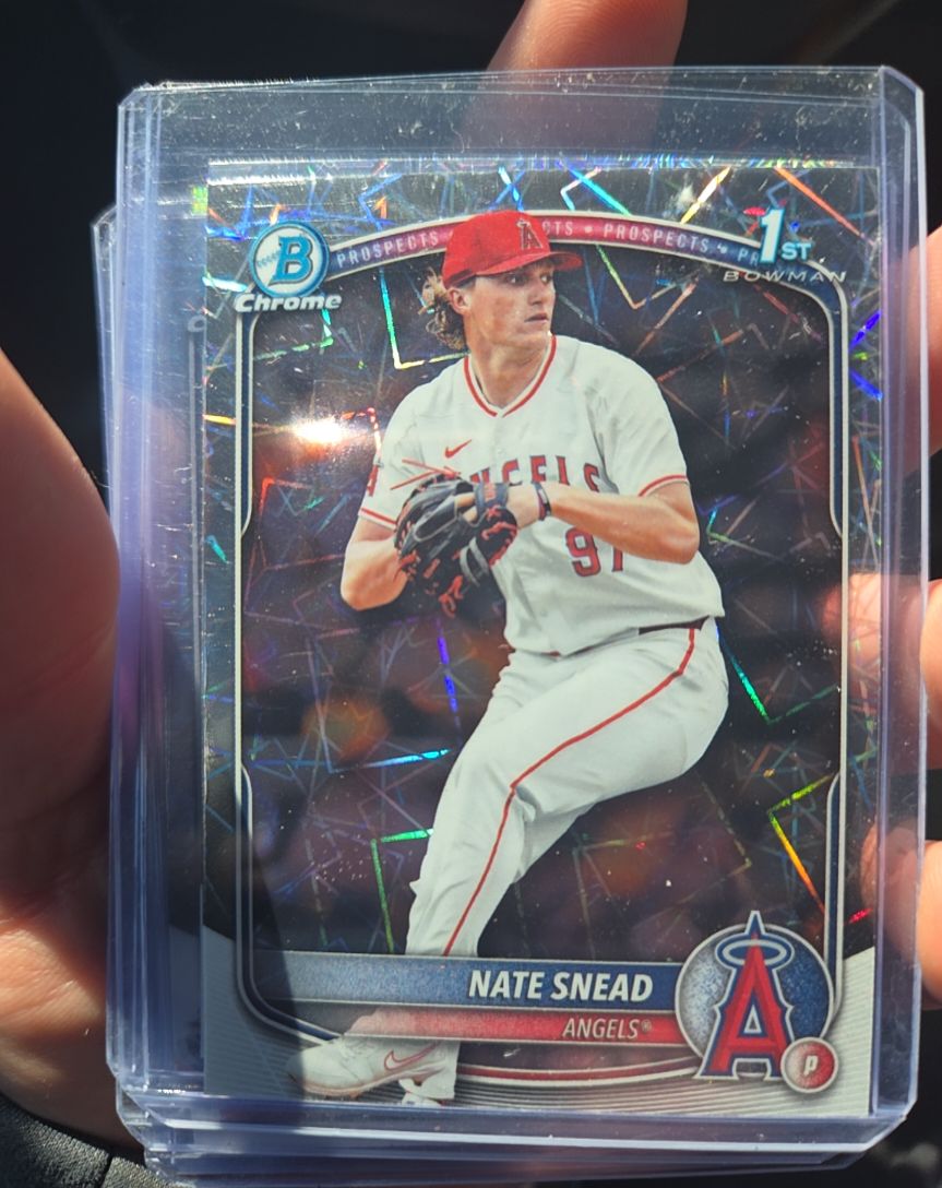 2025 Bowman Draft Chrome #BDC-38 Nate Snead — front