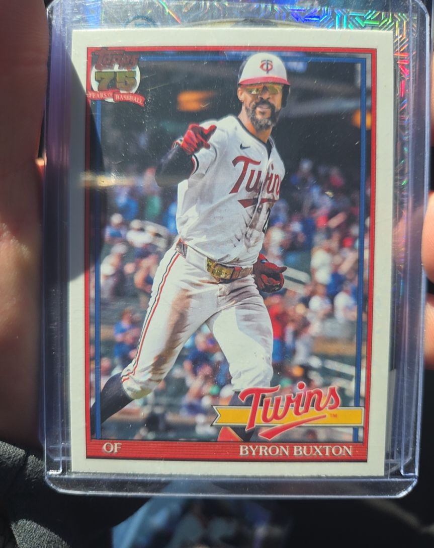 2026 Topps Series 1 1991 Topps #T91-92 Byron Buxton — front