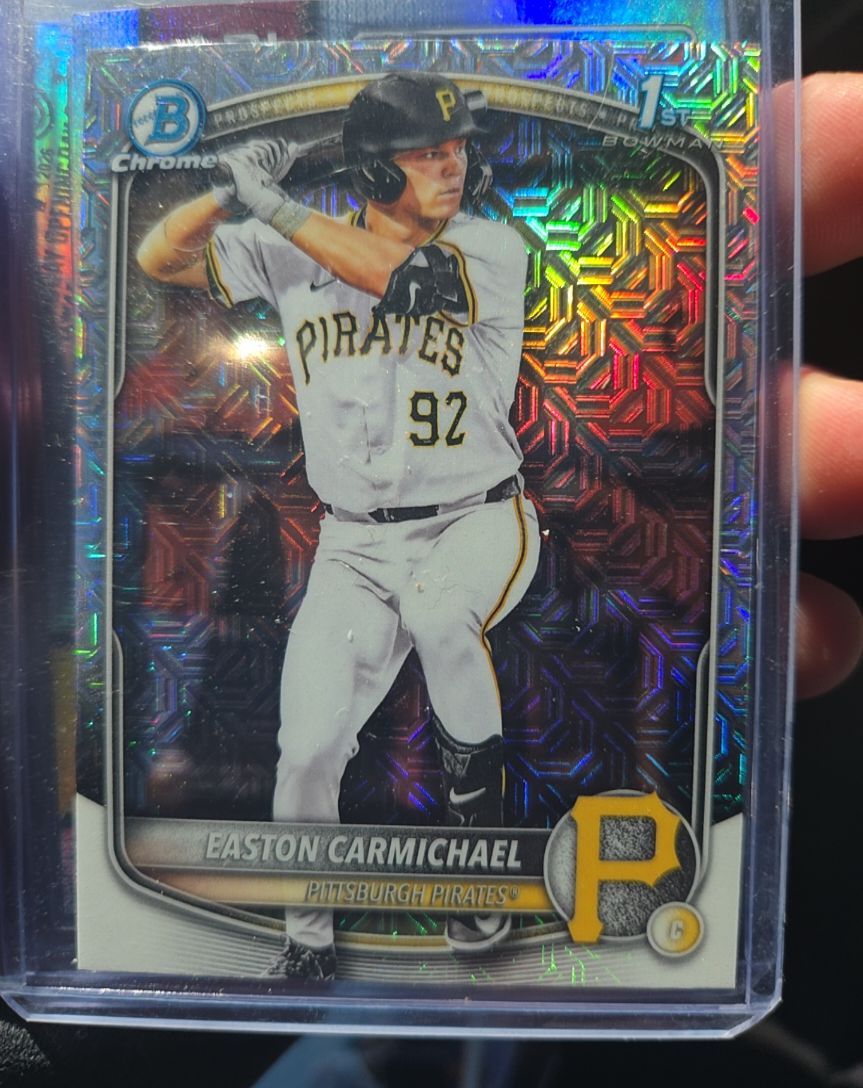 2025 Bowman Draft Chrome #BDC-50 Easton Carmichael — front