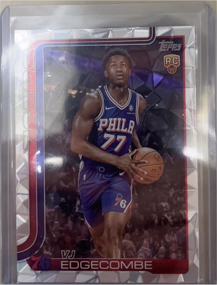 2025-26 Topps #203 VJ Edgecombe — front