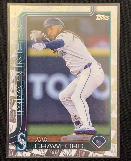 2025 Topps Series 1 #298 J.P. Crawford Seattle Mariners — front