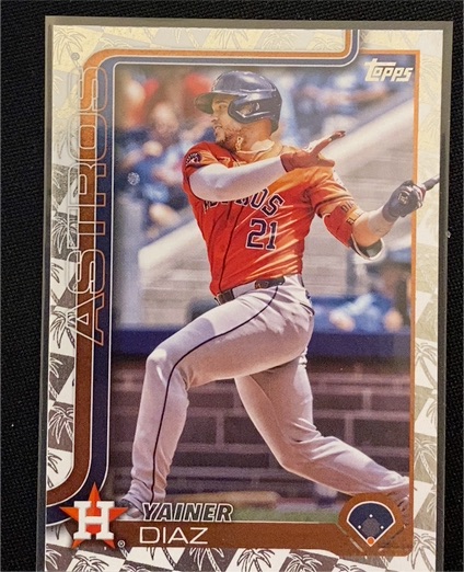 2025 Topps Series 1 #299 Yainer Diaz — front
