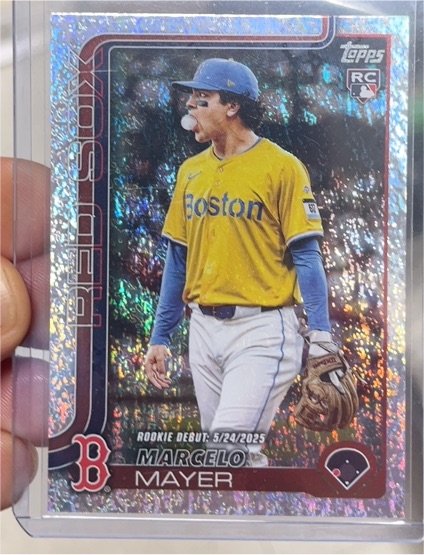 2025 Topps Update Series #US276 Marcelo Mayer Rookie Debut — front