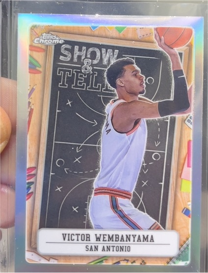 2024-25 Topps Chrome Show and Tell #ST-9 Victor Wembanyama — front