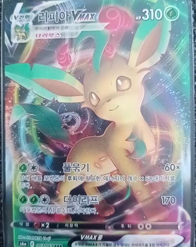 2021 Pokémon s6a Eevee Heroes #003 Leafeon VMAX — front