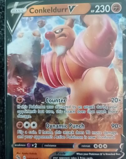 2022 Pokémon TCG #040 Conkeldurr V — front