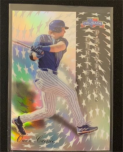 2025 Panini Crusade Certified Prospects #16 Owen Caissie — front