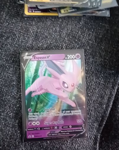 2020 Pokémon TCG Sword & Shield Promo #SWSH201 Espeon V — front
