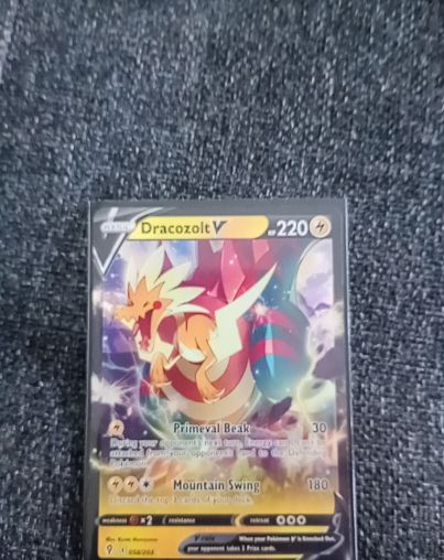 2021 Pokémon #058 Dracozolt V — front
