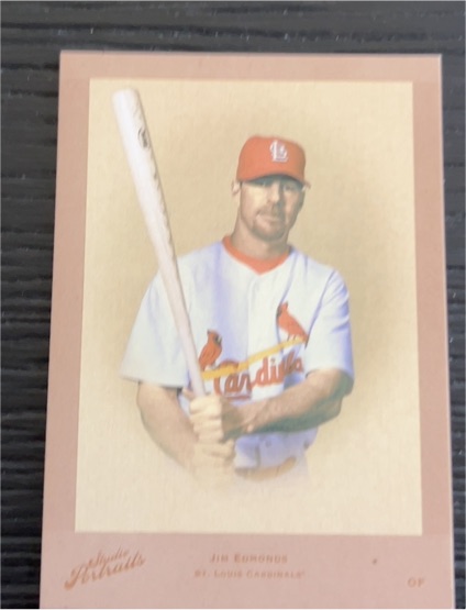 2005 Donruss Studio Portraits #SP-15 Jim Edmonds — front