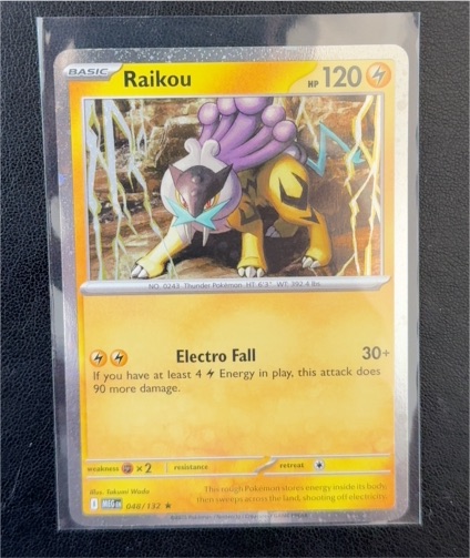 2022 Pokémon ME01: Mega Evolution #048 Raikou — front