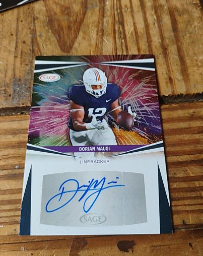 2025 Sage Hit Low Series #A-DM2 Dorian Mausi Autographs Purple Auto — front