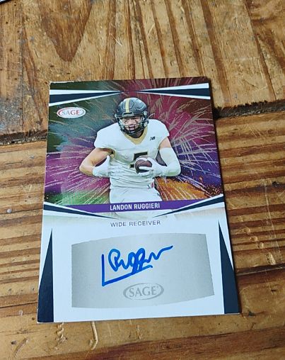 2025 Sage #A-LR2 Landon Ruggieri — front