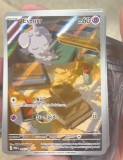 2026 Pokémon Perfect Order #95 Espurr — front