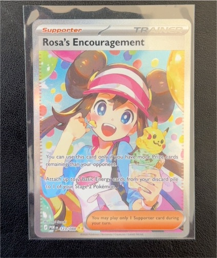 2023 Pokémon Scarlet & Violet 123/088 Rosa's Encouragement — front