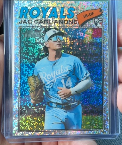 2026 Topps Heritage #136 Jac Caglianone — front