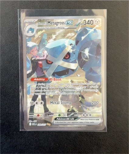 2026 Pokémon Ascended Heroes #289 Steven's Metagross EX — front