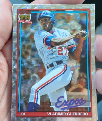 2026 Topps Series 1 1991 Anniversary #T91-93 Vladimir Guerrero — front