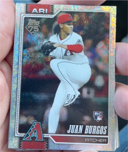 2026 Topps Series 1 #102 Juan Burgos — front