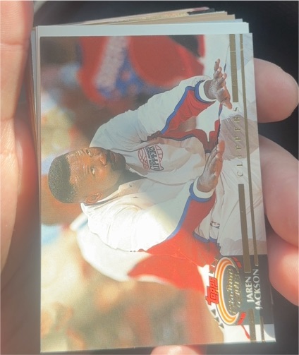 1992 Topps Stadium Club #379 Jaren Jackson — front