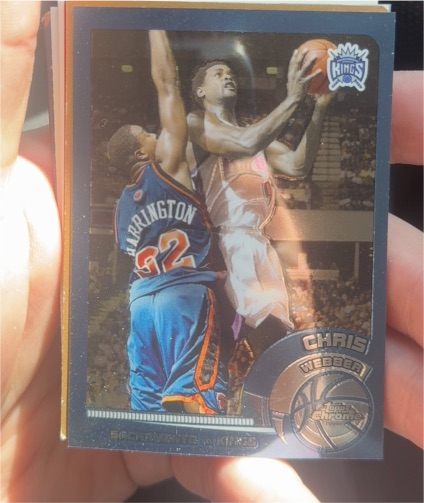 2002-03 Topps Chrome #69 Chris Webber — front