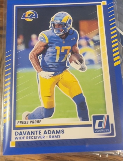 2025 Panini Donruss #82 Davante Adams — front
