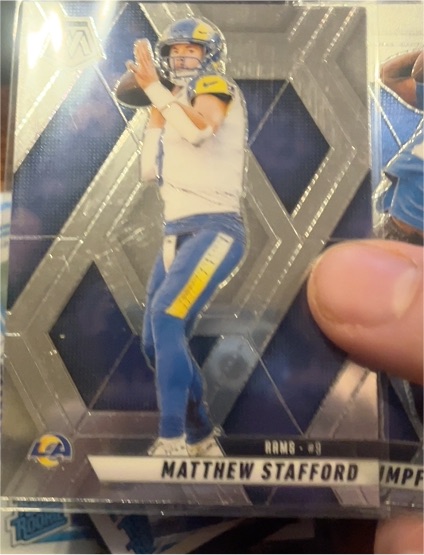 2025 Panini Mosaic #96 Matthew Stafford — front