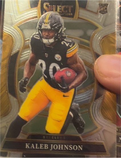 2025 Panini Select #52 Kaleb Johnson — front