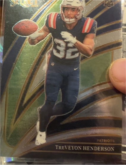 2025 Panini Select #278 Treveyon Henderson Club Level Rookie Patriots — front