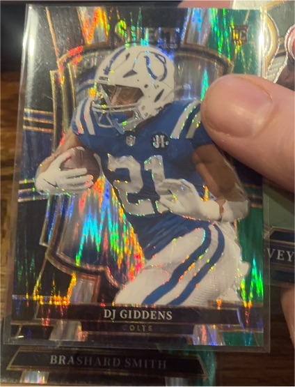 2025 Panini Select #131 DJ Giddens Premier Level Rookie Colts — front