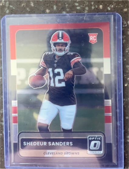 2025 Panini Donruss Optic #3 Shedeur Sanders — front