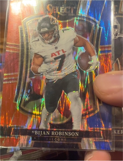2025 Panini Select Premier Level #148 Bijan Robinson — front