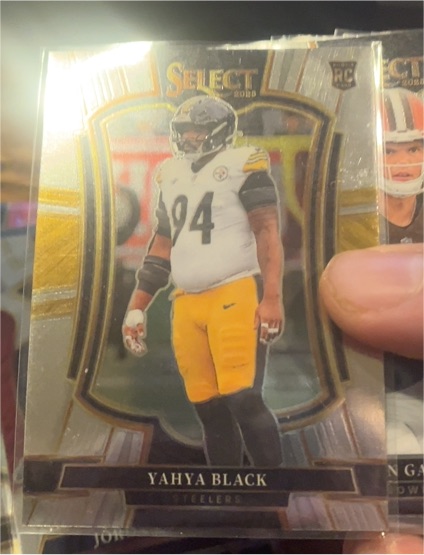 2025 Panini Select #153 Yahya Black — front