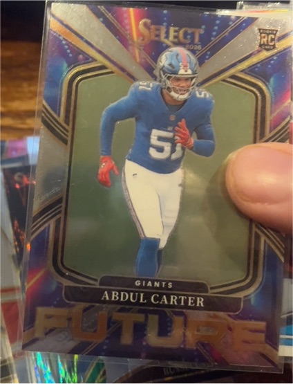 2025 Panini Select #18 Abdul Carter — front