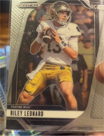 2025 Panini Prizm Draft Picks #76 Riley Leonard — front