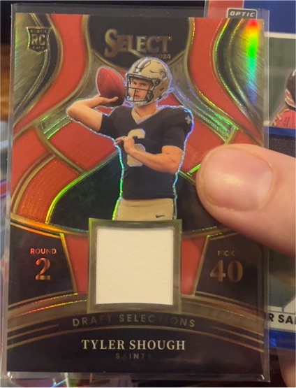 2025 Panini Select Draft Selections #DSM-TSH Tyler Shough — front