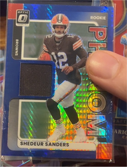 2025 Panini Donruss Optic Rookie Phenoms #RPBH-SSS Shedeur Sanders — front