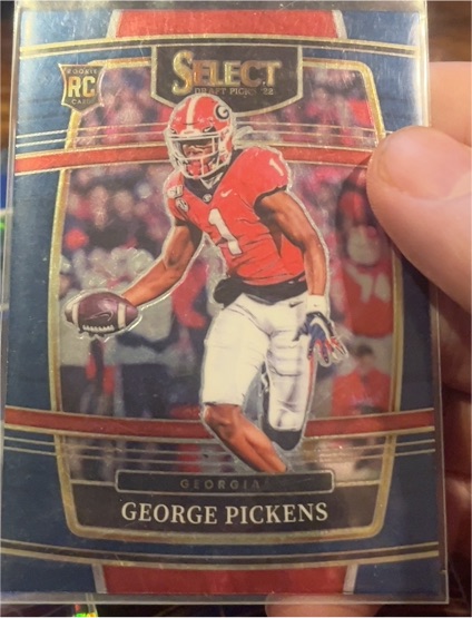 2022 Panini Select Draft Picks #94 George Pickens — front